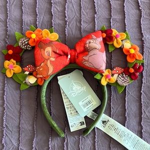 Disney Parks Bambi Flower Crown Ear Headband